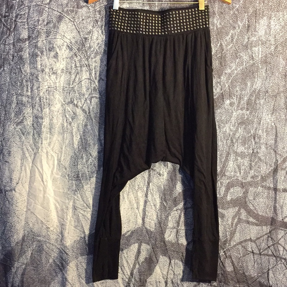 Forever 21 studded harem pants. Faux suede.
